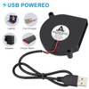 GDSTIME 5V USB Blower Fan 60mm, 60mm x 60mm x