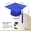 CLERKMANS Royal Blue Cap & Gown & Tassel Package -