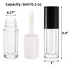 DEAYOU 20 Pack Lip Gloss Tubes, 6ml Empty Lipgloss Containers