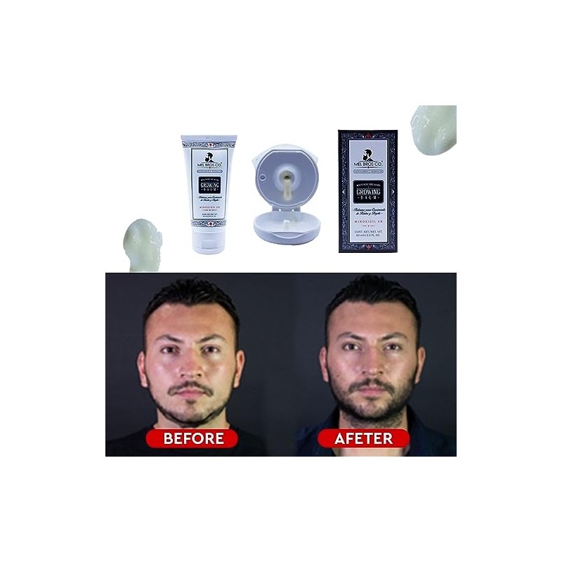 Bálsamo para el crecimiento de barba y bigote MEL BROS
