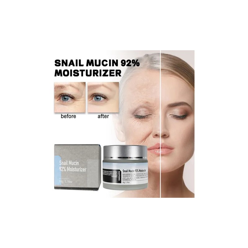 Crema Hidratante Facial Diaria Con Mucina De Caracol, Crema