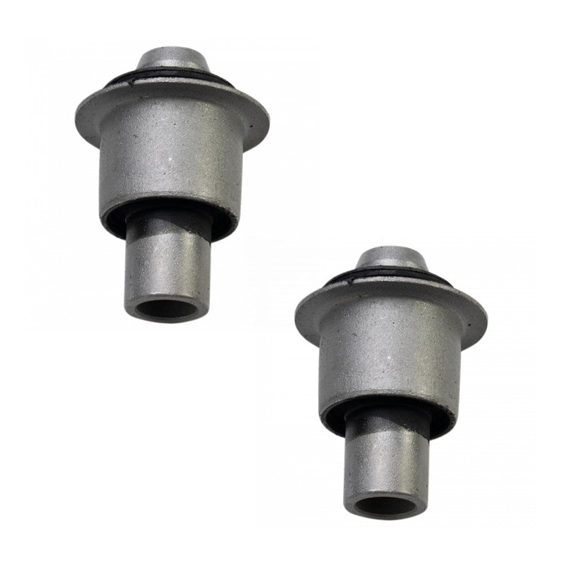 TRQ Front Rearward Subframe Bushing Pair 2pc Set for 07-12