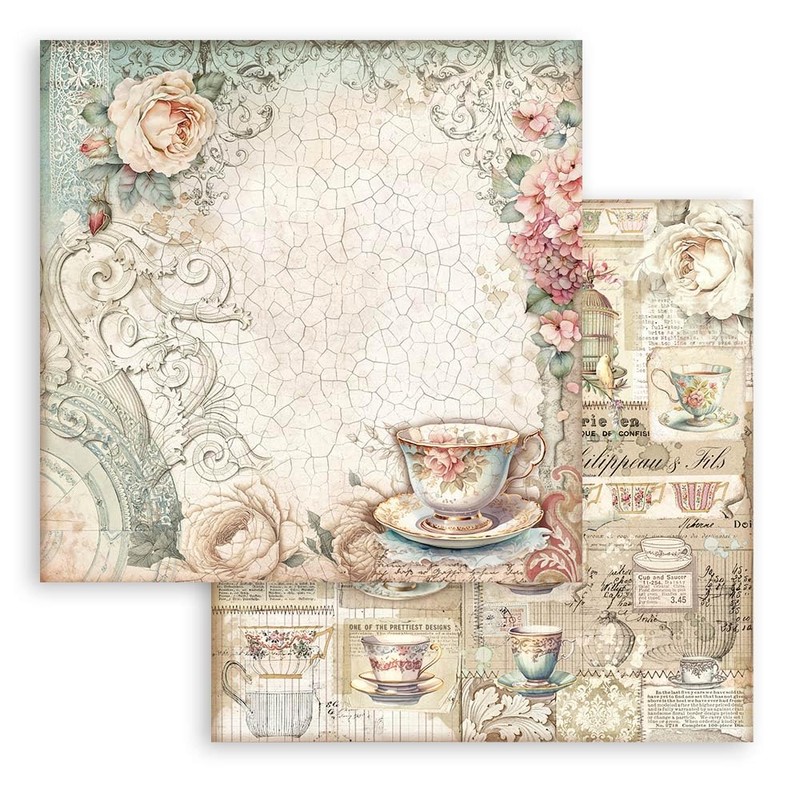 Stamperia Scrapbooking Small Pad 10 Fogli cm 20,3 X 20,3