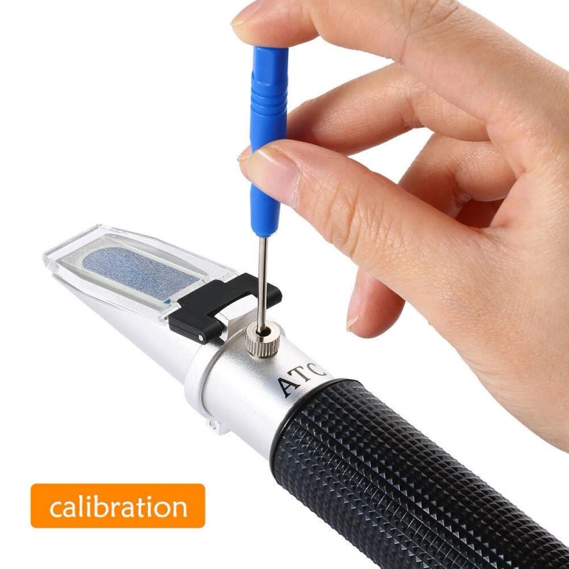 Unbranded Adjustable 0-100‰ Salinity Refractometer Aquarium Seawater Salt Water Tester+ATC