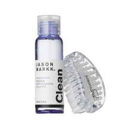 Jason Markk Starter Kit – 2 oz. Premium Deep Cleaning Solution & Ergonomically Designed Standard Starter Brush – Safe on Nubuck, Cotton, & Knits – Cleans & Conditions up to 50 Pairs of Shoes