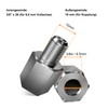 NICEDACK Bicycle Axle Adapter for 3/8 Inch x26 Full Axle,