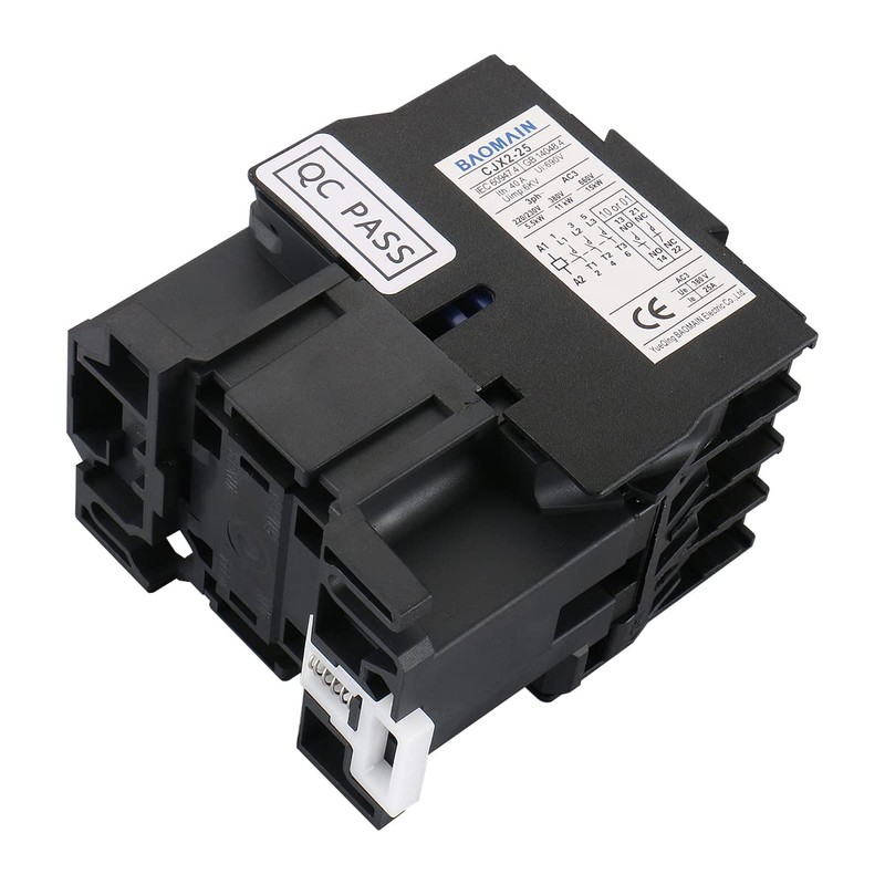 Baomain AC Contactor with Interlock CJX2-2501 110VAC 40A 6KV 50/60Hz