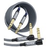 Akoada - Cable de instrumento TRS de 1/4 de pulgada