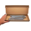 SKIR'CO (Pack of 6) DIN 571 Galvanised Steel Hex Head