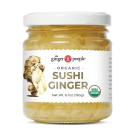 The Ginger People Organic Pickled Sushi Ginger, No Artificial Ingredients, 6.7 oz (Pack of 1)