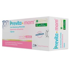 Previta-mom Suplemento Alimenticio caja con 30 Cápsulas