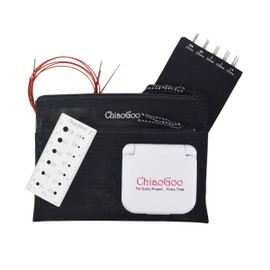 ChiaoGoo Twist Stainless Steel Interchangeable Set, 5-inch (13cm) Mini (7500-M)