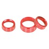 Air Conditioner Switch CD Button Knob Cover Trim Aluminium Alloy