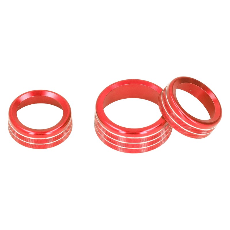 Air Conditioner Switch CD Button Knob Cover Trim Aluminium Alloy
