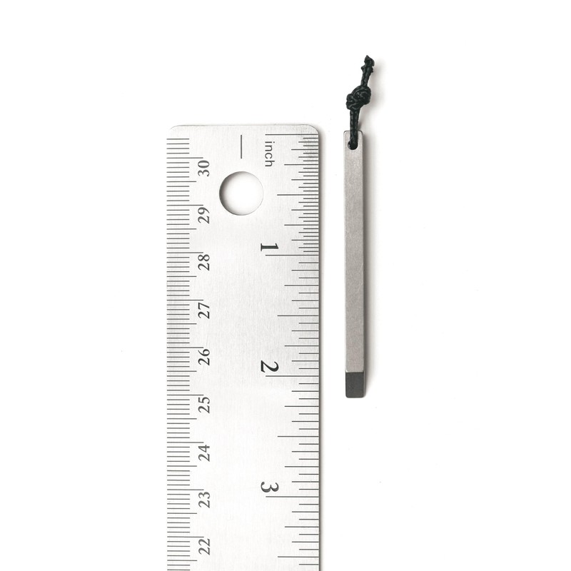 The Mighty Bar Mini- Titanium Keychain Pry Bar, Ultra Minimalist