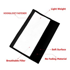 Mirkoo Car Seat Belt Cover Pad, 4-Pack Soft Car Safety Seat Belt Strap Shoulder Pad for Adults and Children, Suitable for Car Seat Belt Backpack Shoulder Bag Laptop Computer Bag (Black-4P)