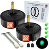 Bicycle Inner Tube 28 Inch Set, Compatible with Continental &