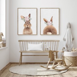 Nursery Rabbit Art small unframed