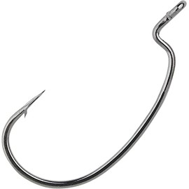 Owner Rig`n Hook - Offset Hooks for Rubber Fish & Jigs, Offset Hooks for Zander Fishing & Bass Fishing, Wide Gap Fishing Hooks, Size/Package Contents: Size 1-6 Pieces