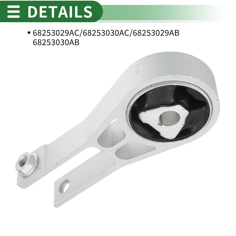 Motoforti Engine Motor Mount, Transmission Mount, for Jeep Compass 2.4L