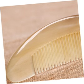 Baluue Hair Brush Scalp Massager Alicator Comb Scalp Water Spa Massage Ox Horn Hair Comb Minimalist Barber Comb