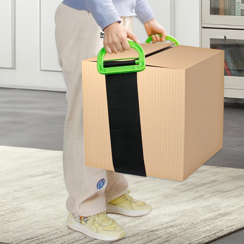 Vesaneae 2 PCS Adjustable Lifting Moving Straps, Lifting Straps with