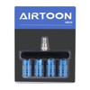 AIRTOON 4-Way Straight Air Manifold Splitter, Line Type Air Compressor