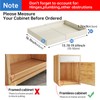 Expandable Pull-Out Cabinet Organizer (Width 13.78"-19.69"), Adhesive Drawer for Kitchen