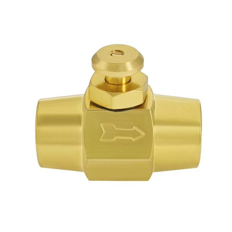 BesNPT Brass 1/4" NPT Female x 1/4" NPT Female Push