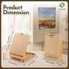 CONDA Premium Wooden Sketch Box Easel - Adjustable Tabletop Art