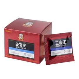 正官庄 (ジョンガンジャン) 紅参タブレット 6年根 高麗人参 100％ サプリ 朝鮮人参 紅参(ホンサム) ginseng 1粒500mg 60粒 (4粒×15袋) 国内正規品