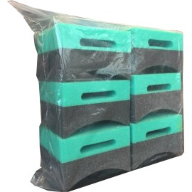 Hi-Tech 12 Pack Contour Tire Dressing Applicator Sponge TDA1-12