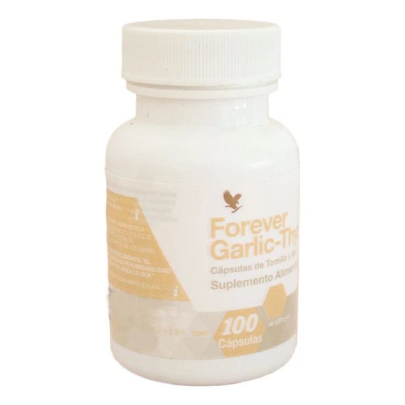 Garlic Thyme Forever Products - Cápsulas De Tomillo Y Ajo