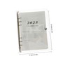 LALAFINA A5 Binder Planner Journal Inner Paper Binder Notebook Weekly