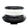 Matel Service Orange White 18 LED Rotating Beacon 3 Flash