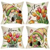 Ussap Spring Summer Gnome Decorative Throw Pillow Covers 20 x