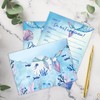 Fodlon 12 x Cute Card Set with Mermaid Motif, Invitation