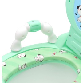 SMT- Baby Kids Portable Bear Grean Potty Training Seat Toddler Portable Lovely Toilet Seat Stool Chair [P/N: ET-BABY003-GREEN]