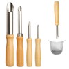 Nexolia 4Pce Straw Hole Punch, Straw Hole Punch for Deli