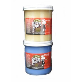 PC Products PC-Super Epoxy Adhesive Paste, Two-Part 32oz in Two Jars, Translucent, 32629