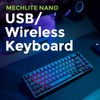 IOGEAR Mechlite Nano Chargeable Gaming Keyboard Wired or Wireless Bluetooth,