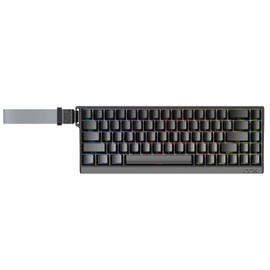 IROK MU68PRO Rapid Trigger Magnetic Switch Keyboard, Aluminum CNC Frame Mechanical Keyboard, 65% TKL Hot Swapped RGB Programmable Wired Gaming Keyboard for Win/Mac Gamer-Black