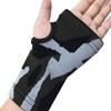 LEX STANDARD GT009 Men's Fingerless Training Gloves, One-Handed, Supportive, Camouflage,