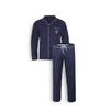 e.VIP Mens Jim 765 Cotton Pyjamas, navy