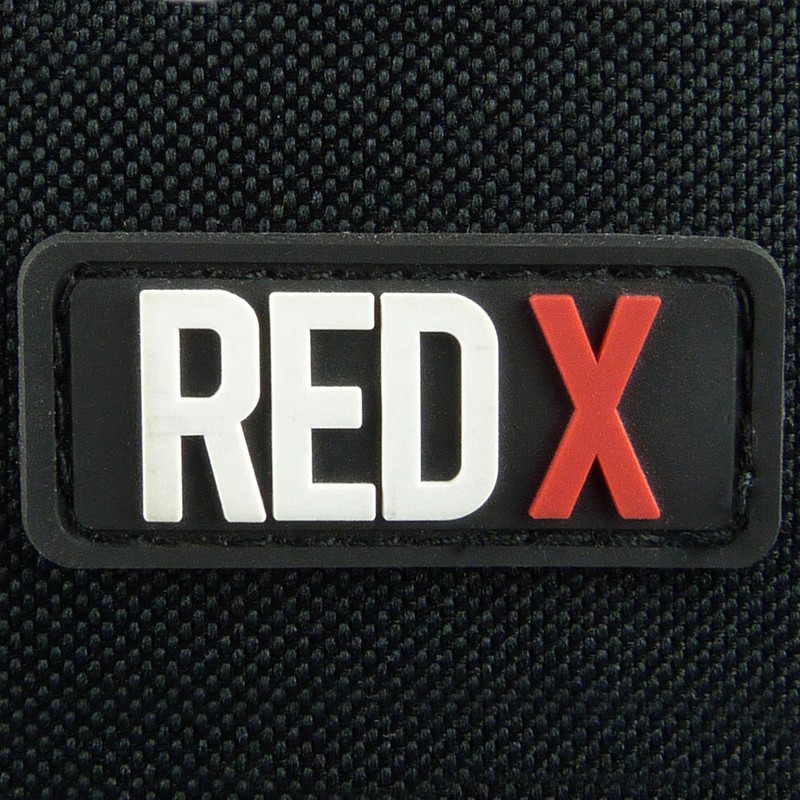 RED X Black Medium Mens Ladies Canvas Cross Body Messenger