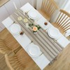 CHUQING Table Runner Wedding Tablecloth Romantic Sheer Table Runners for