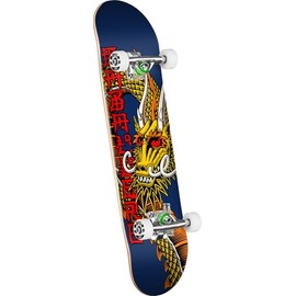 Powell Peralta Steve Caballero Ban This Skateboard Complete, Navy, 7.5" x 28.65"