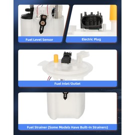 ECCPP Fuel Pump Replacement PFS1232 Compatible with Ford F-250 Super Duty F-350 Super Duty 2017-2020 6.2L Flex