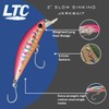 Light Tackle Central - 2" Micro Jerkbait (Spotted Chrome Blue