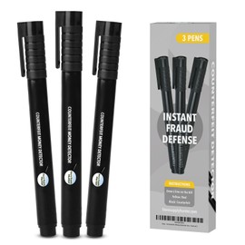 Counterfeit Money Detector Pen, 3 Fake Money Checker Marker, Counterfeit Bill Detector Pen, Reliable Money Checker Pen